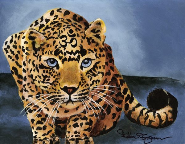 Леопард рисунок