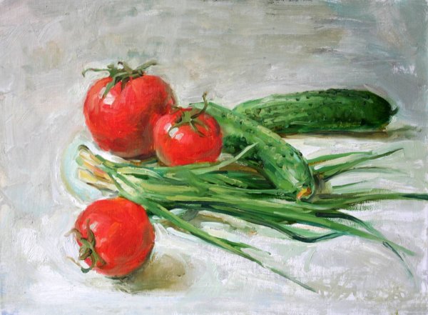 Живопись Шурганов Владислав овощи