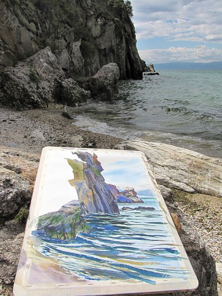 Левополушаоное рисование