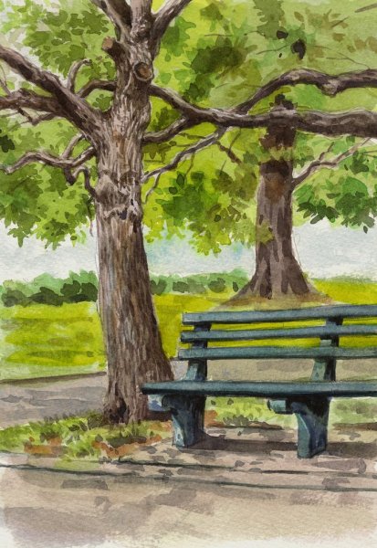 Парковый пейзаж