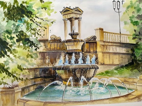 Эскиз фонтана