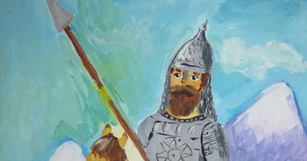 Древнерусский воин-защитник (богатырь)