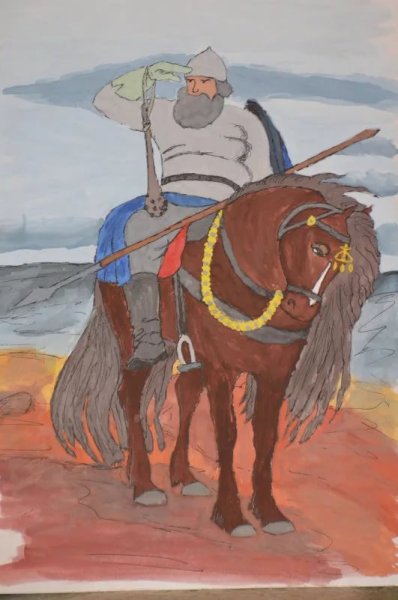 Три богатыря рисунок