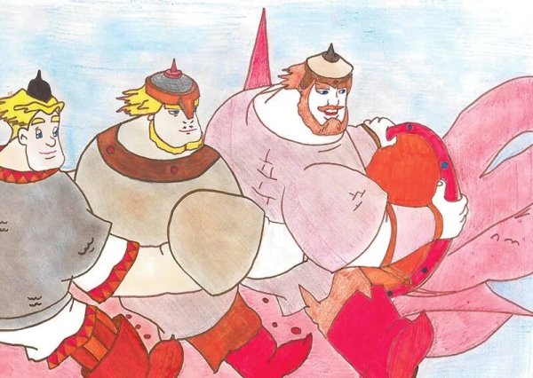 Богатыри земли русской рисование