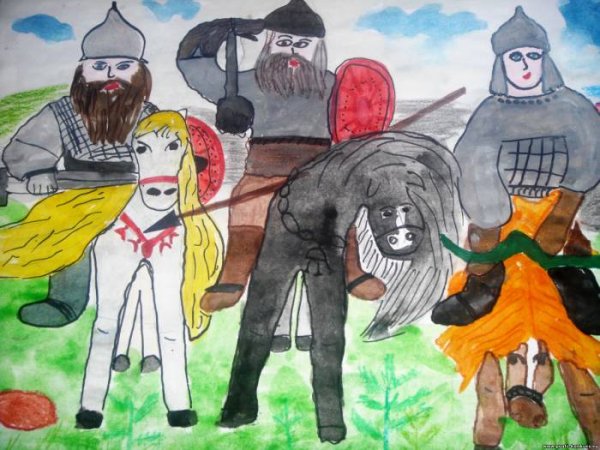 Рисунок Александра Невского для 3 класса