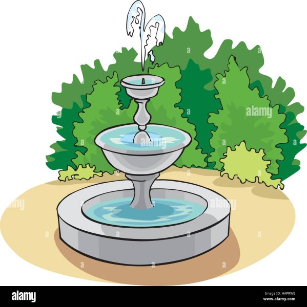 Рисование парков и скверов