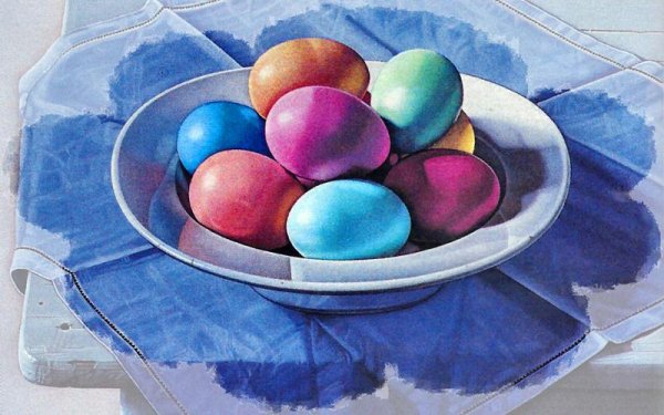 Пасхальные яйца живопись