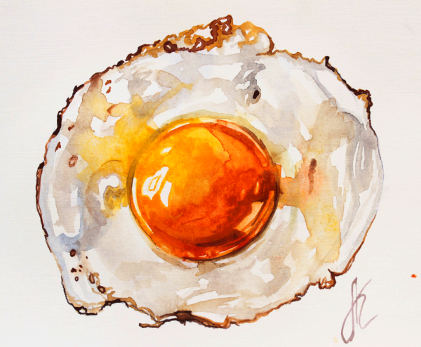 Картина яичница