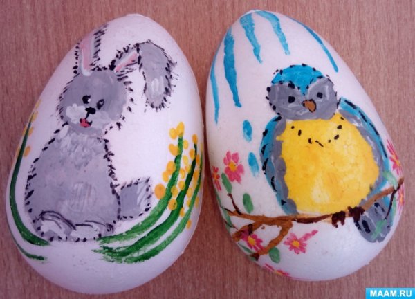Роспись яйца на Пасху для детей
