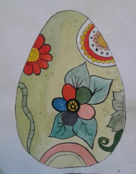 Изо 3 класс пасхальное яйцо