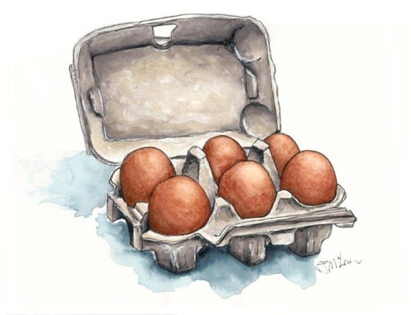 Сахар акварель