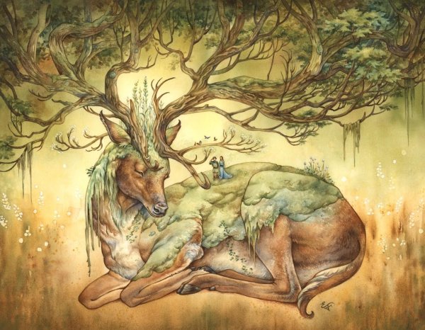 Красивое дерево арт