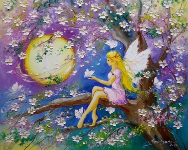 Фантастические пейзажи маслом