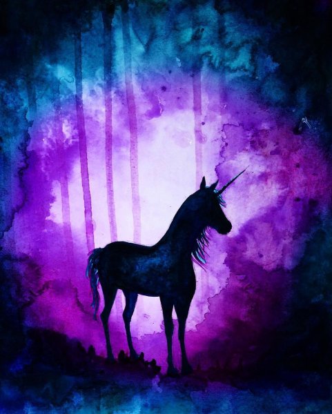 Сиреневый Единорог