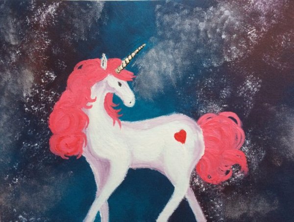 Единорожка красная