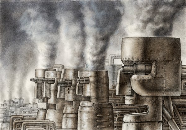 Завод рисунок