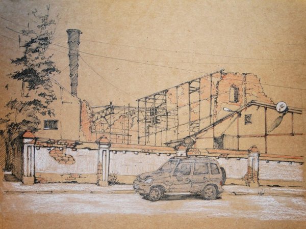 Зарисовка завод