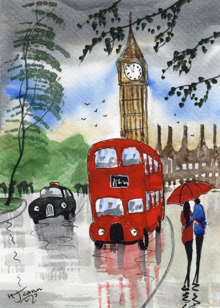 Англия иллюстрации