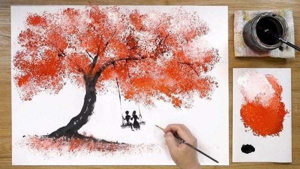 Рисование красками для начинающих