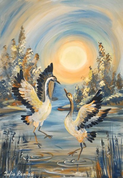 Юлия Ромас правополушарная живопись