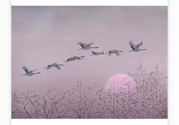 Перелетные птицы картина