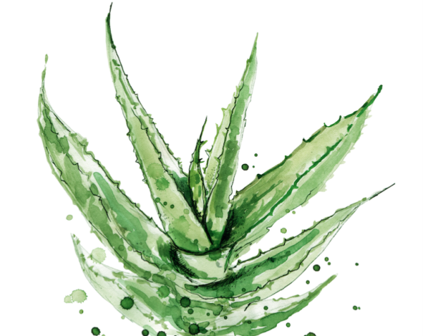 Алоэ барбаденсис рисунок