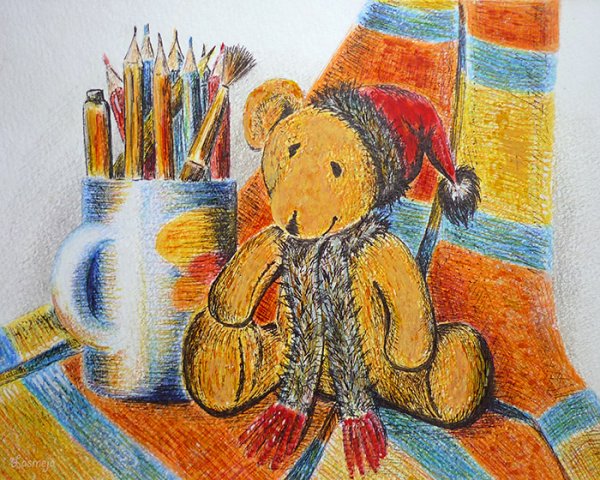 Натюрморт детские игрушки