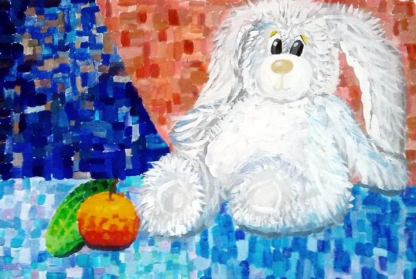 Игрушки гуашью