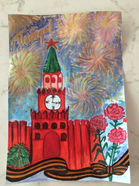 Рисуем салют Победы