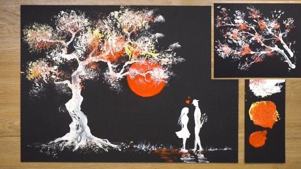 Техника рисования алюминием