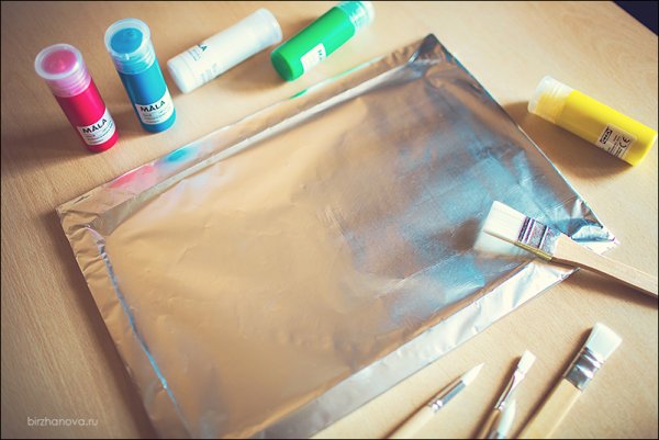 Фольга на уроках изо фото