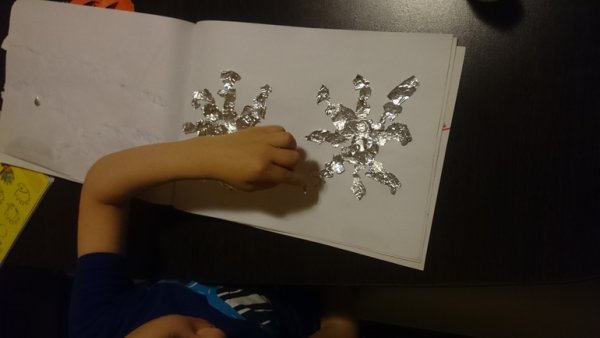 Аппликация из фольги