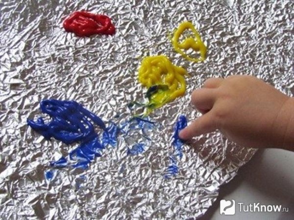 Рисование на фольге для детей
