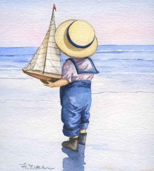 Мальчик с корабликом