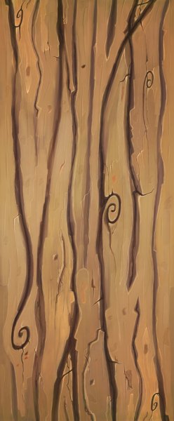 Кора дерева гуашью