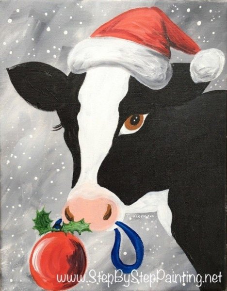 Новогодняя корова