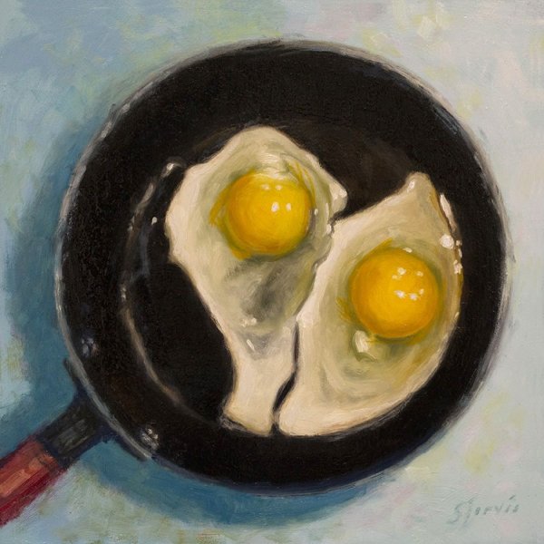 Яичница в живописи