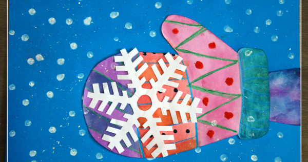 Рисование для детей 3-4 лет зима