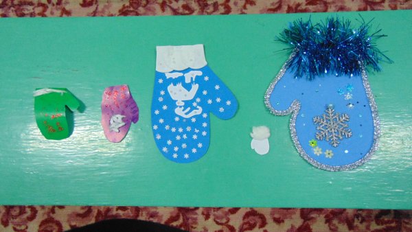 Поделка варежка