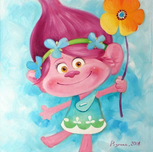 Тролли гуашью