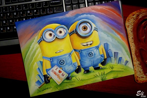Миньон красками