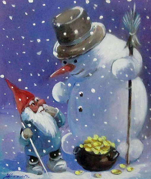 Приключения снеговика