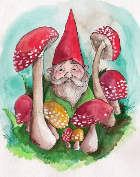 Рисование Гном