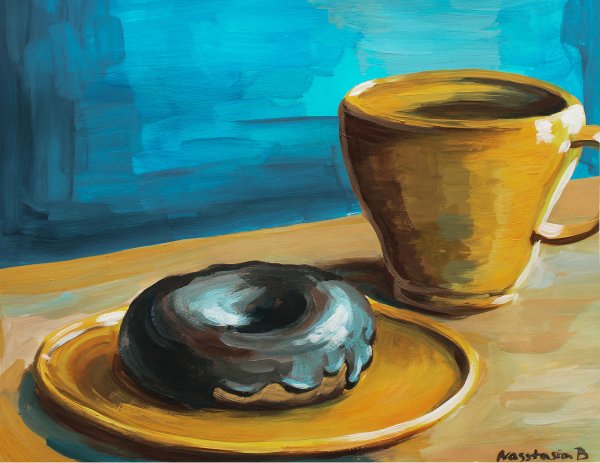 Натюрморт красками