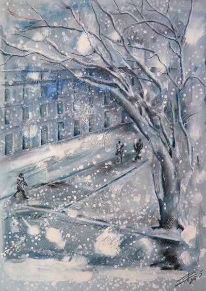 Рисование метель