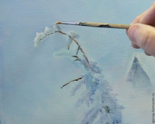 Вьюга гуашью