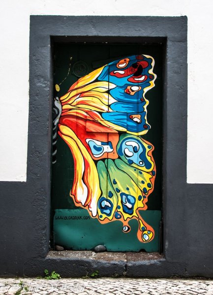 Разрисовать входную дверь