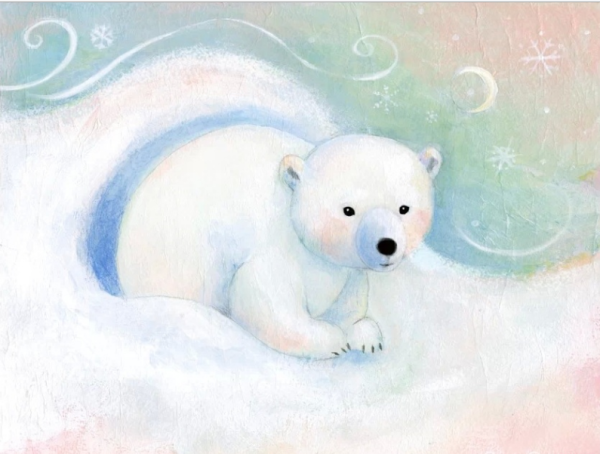 Медведь рисунок из гуаши