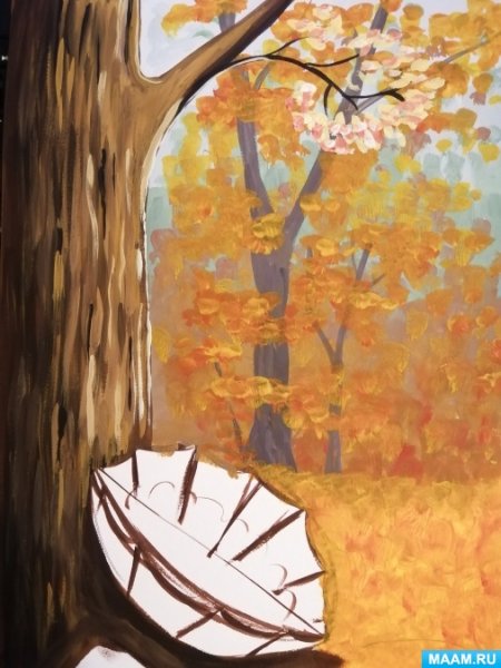 Осенний листопад рисунок