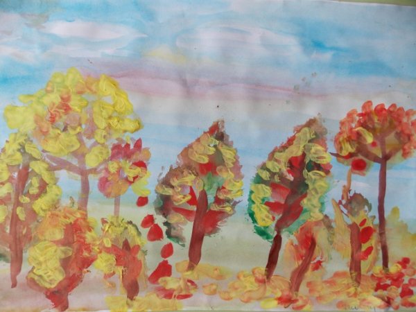 Рисование осенняя фантазия